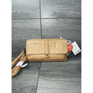 The Sak Sequoia Smartphone Flap Crossbody bag Women Beige